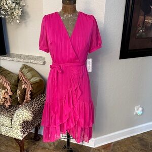 Nanette Lepore Pink Midi Dress Pretty in Pink!
